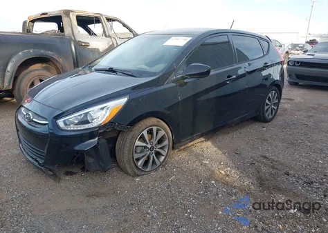 2017 Hyundai Accent Sport из США, поврежденный, VIN KMHCU5AEXHU365875